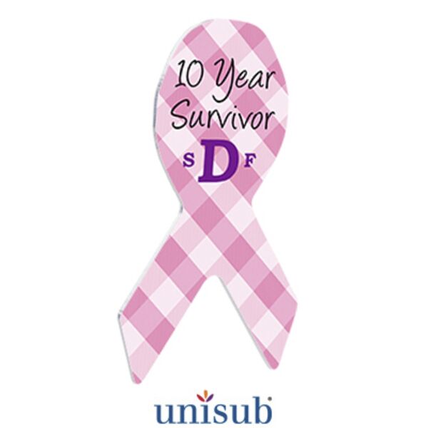 Awareness Ribbon Aluminum Photo Magnet Thumbnail