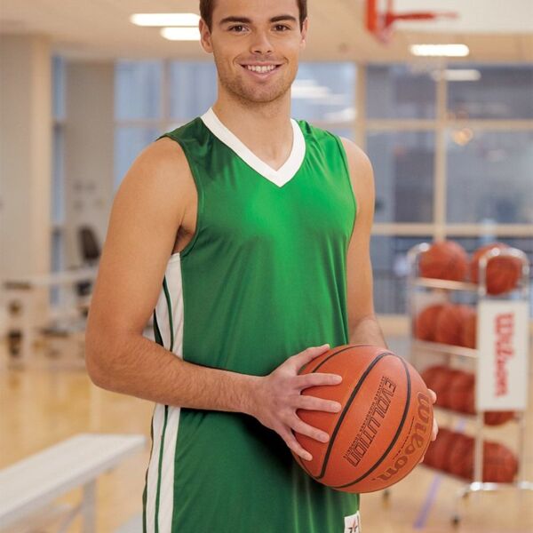 Men's Single Ply Basketball Jersey Thumbnail